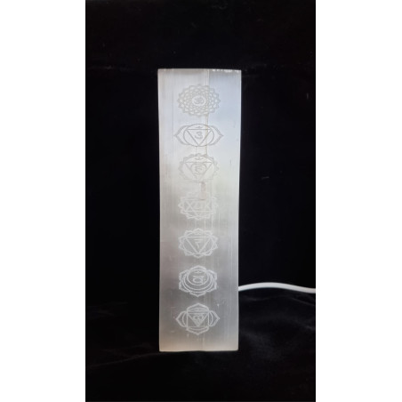 Candeeiro Selenite - Torre Chakras