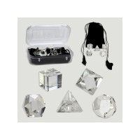 Quartzo Cristal - 5 Formas Geométricas