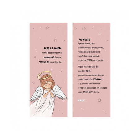 Pagela Anjo Da Guarda Rosa