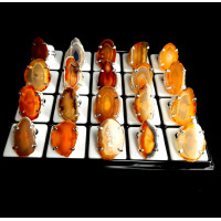 Anel Ágata Natural - Laminada