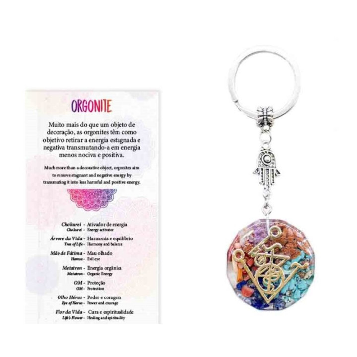 Porta Chaves Orgonite