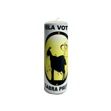 Vela Votiva - Cabra preta