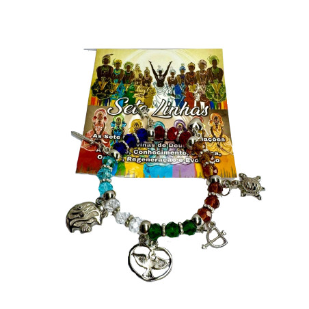 Pulseira Sete Linhas – Proteção, Equilíbrio e Harmonia