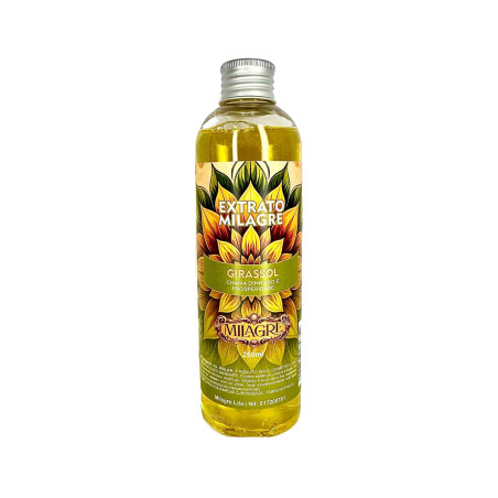 Banho Girassol 250ml | Alegria, Energia Positiva Milagre