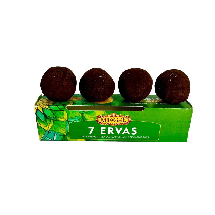 Bombitas 7 Ervas Sagradas 4 Unidades | Milagre