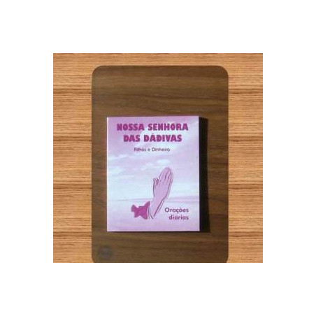 livro de orações – nossa senhora das dádivas