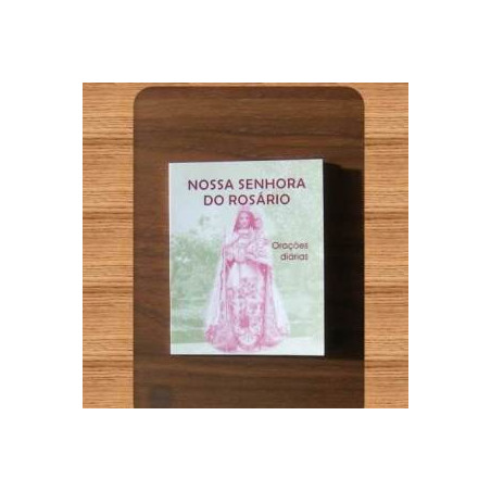 livro de orações – nossa senhora do rosário