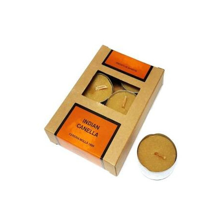 vela tealight canela – conjunto 6